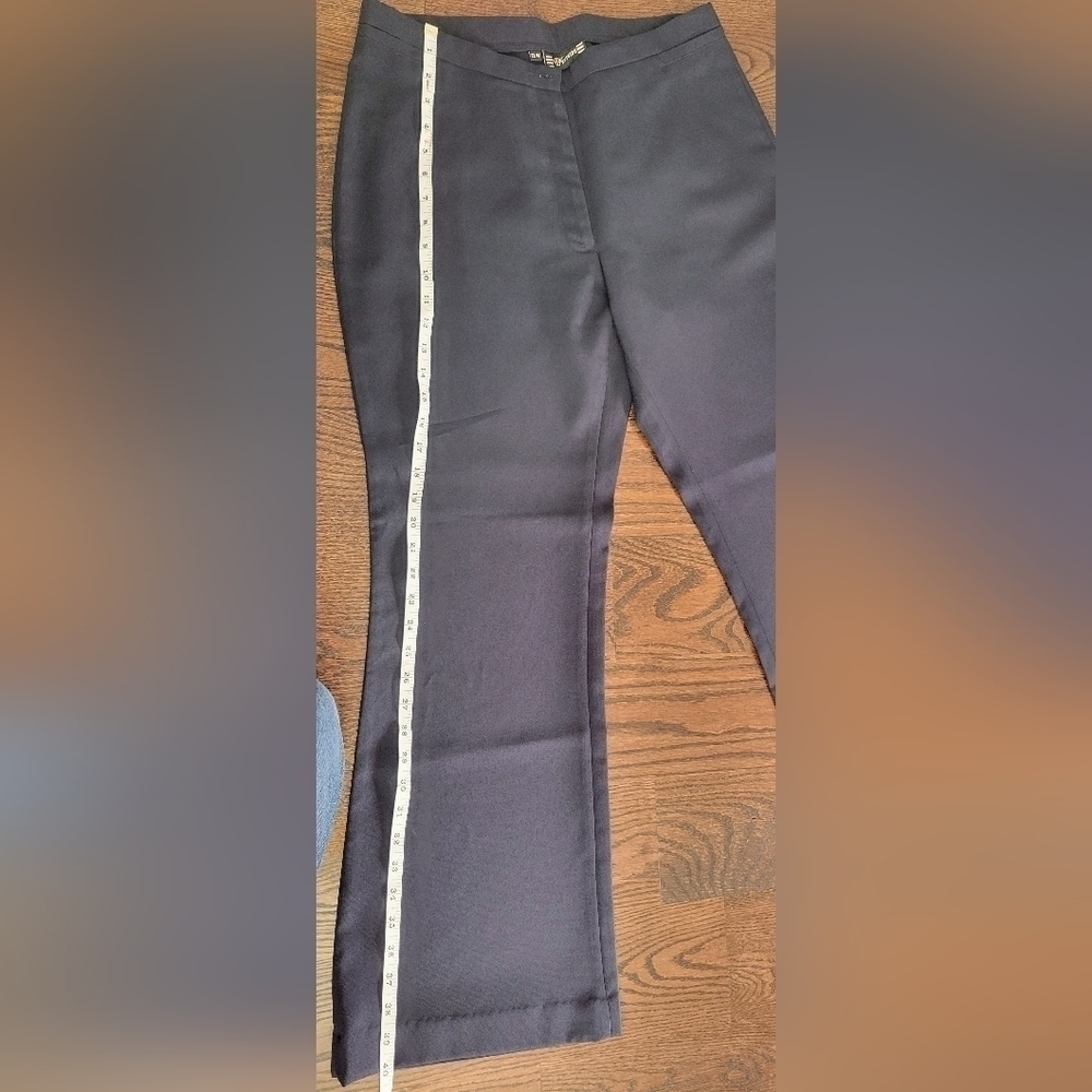 Women Blue Office Pants size: 32 - Picture 4 of 6